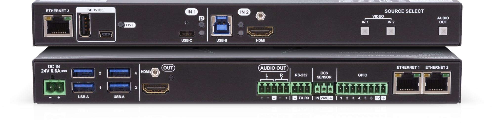 UCX-2x1-HC40_Front-Rear-Axono